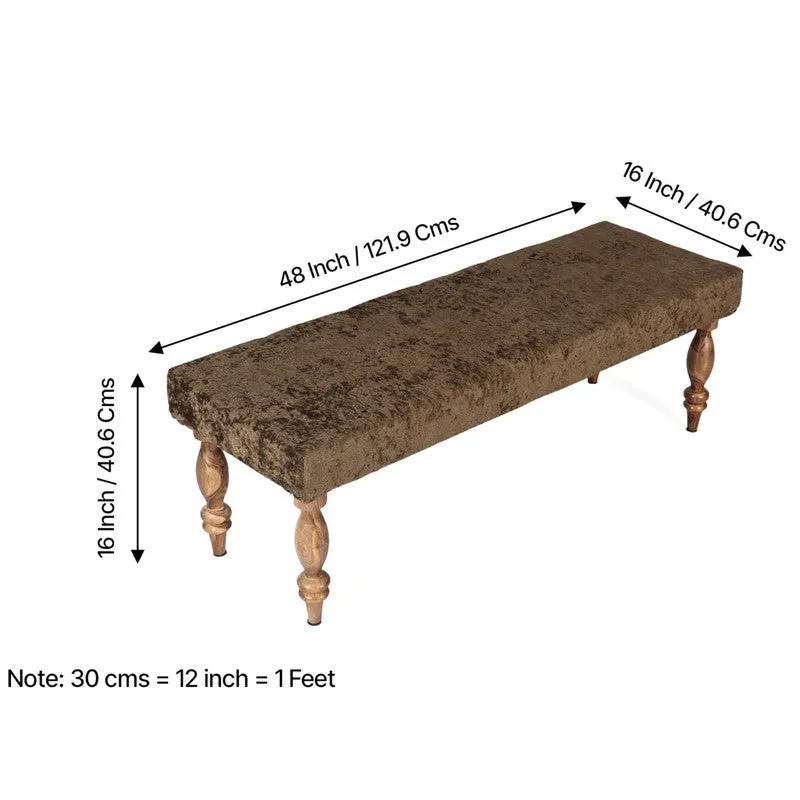 Alvino Sheesham Wooden Bench - Green media 11