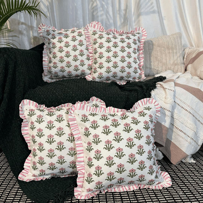 Bloomcraft Cushion Cover - Set Of Four