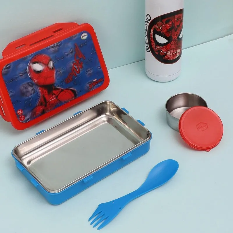 Amazing Spiderman Lunch Box 700 ML With 600 ML Water Bottle - Two Piece Set media 4