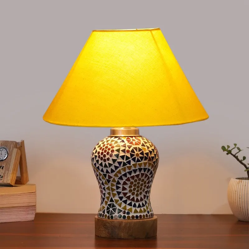Halion Wooden Table Lamp - Multicolor media 3