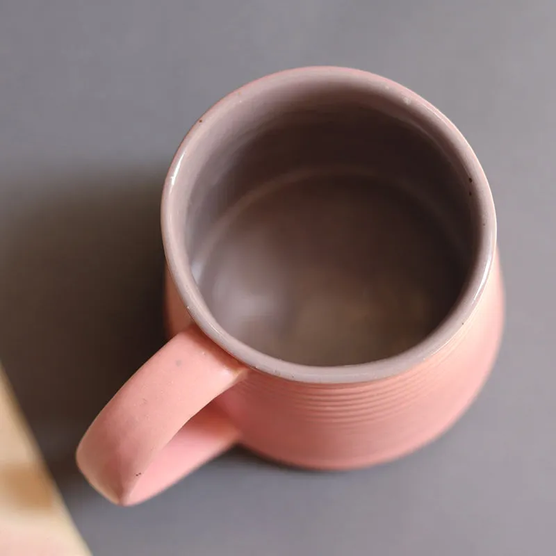 Willow Ceramic Coffee Mug (330 mL) - Pink media 4