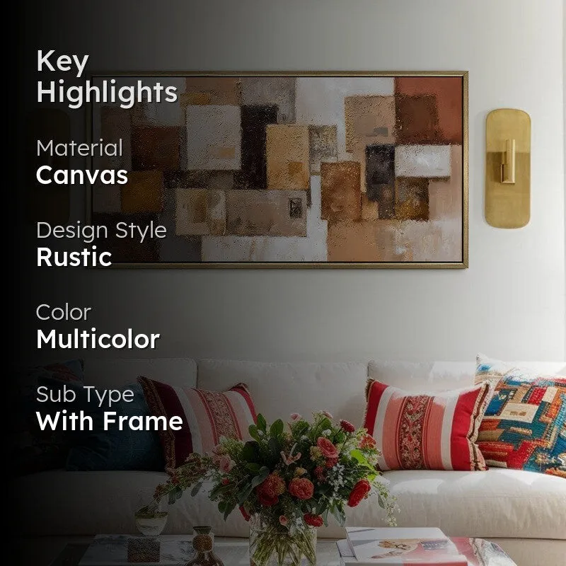 Rust Harmony Canvas Wall Art media 2