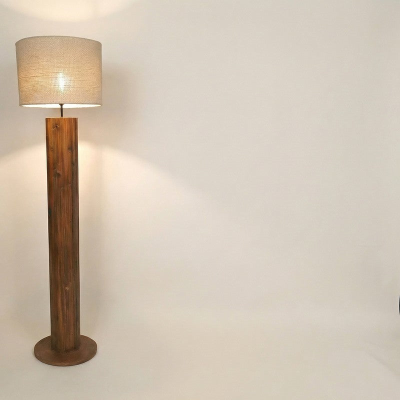 Yvette Rustic Wooden Floor Lamp media 9