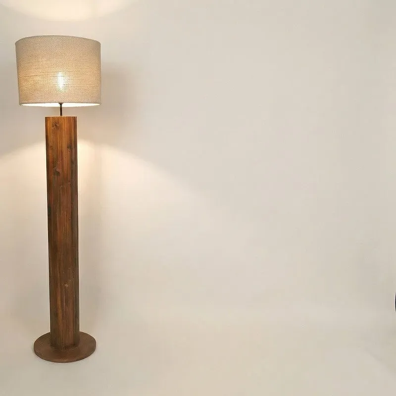 Yvette Rustic Wooden Floor Lamp media 9