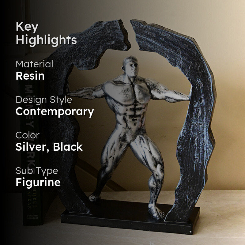 Heracles Resin Showpiece - Silver media 2