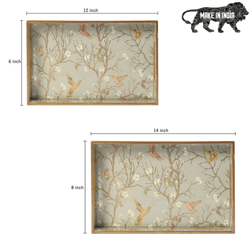 Sterling Flight Wood Serving Tray - Set Of Two media 8