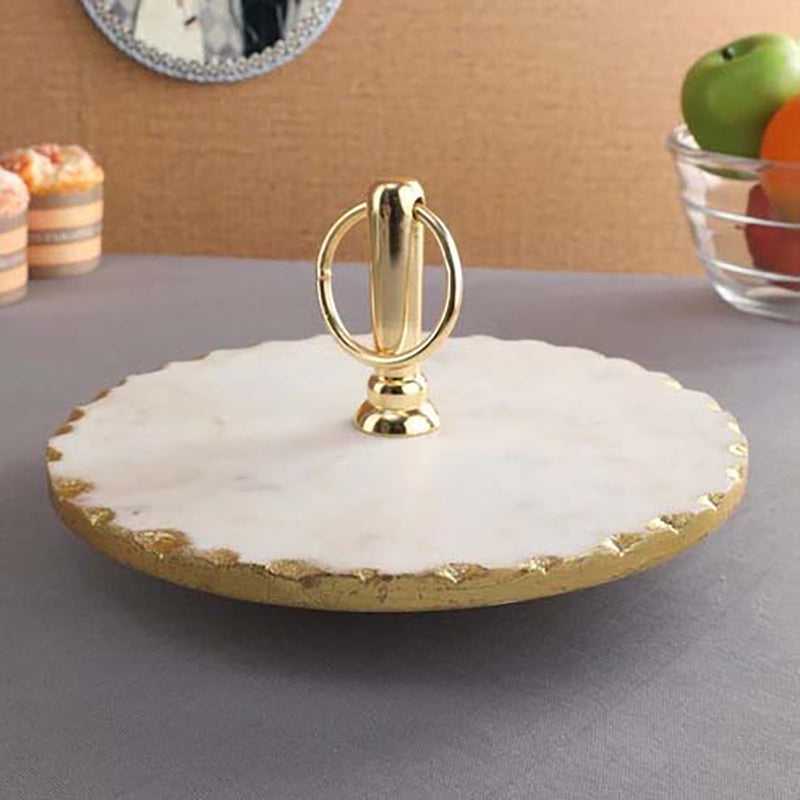 Bianco Marble Cake Stand