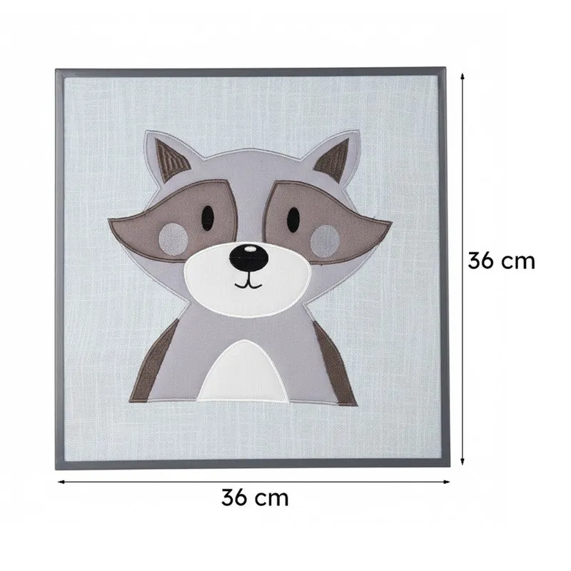Racoon Roam MDF & Fabric Wall Accent  - Jungle Collection media 7
