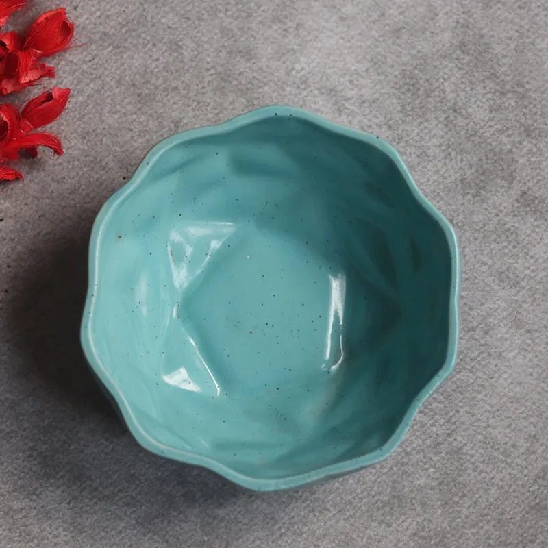 Noemi Ceramic Snack Bowl (Blue) - 300 mL media 3