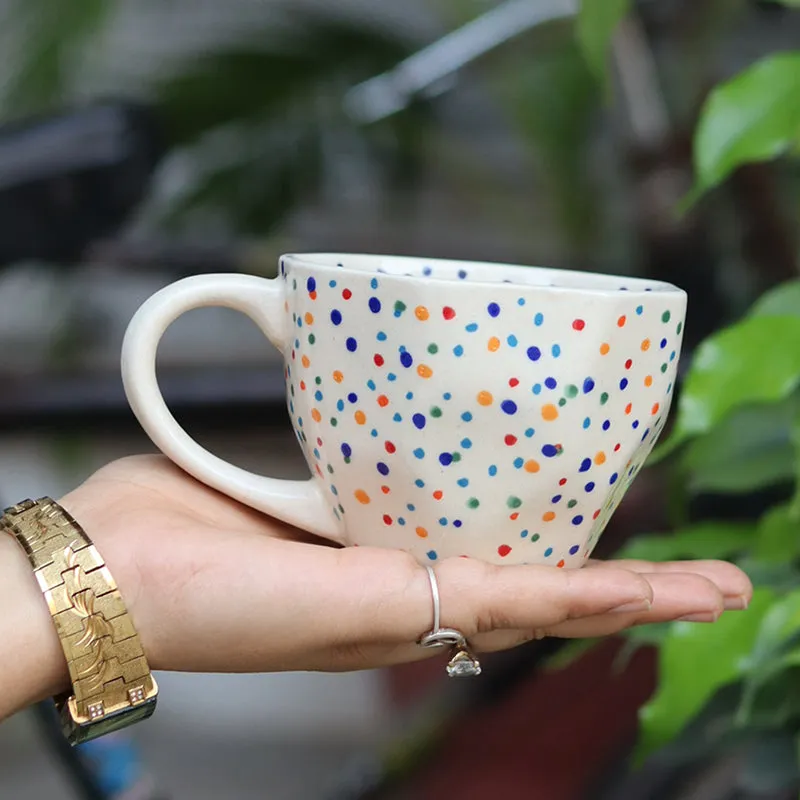 Sprinkles Ceramic Tea Cup (230 mL) media 1