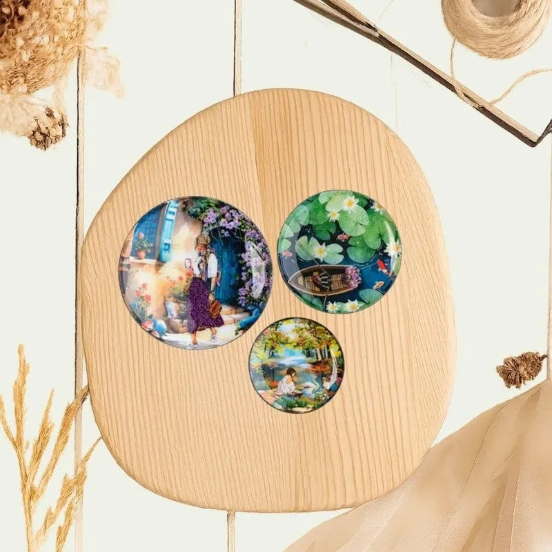 Celestial Meadow Fridge Magnet - Set Of Three media 1