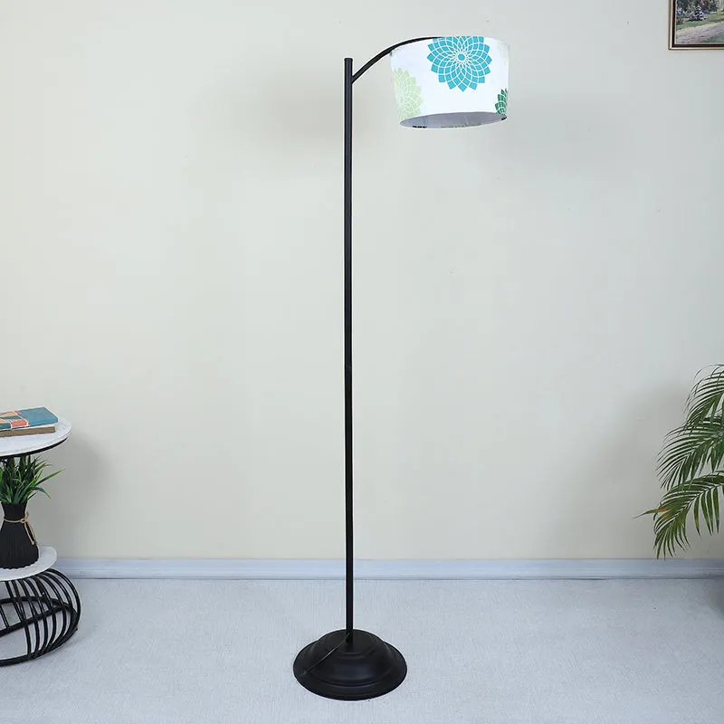 Akari Printed Arched Iron Floor Lamp media 3