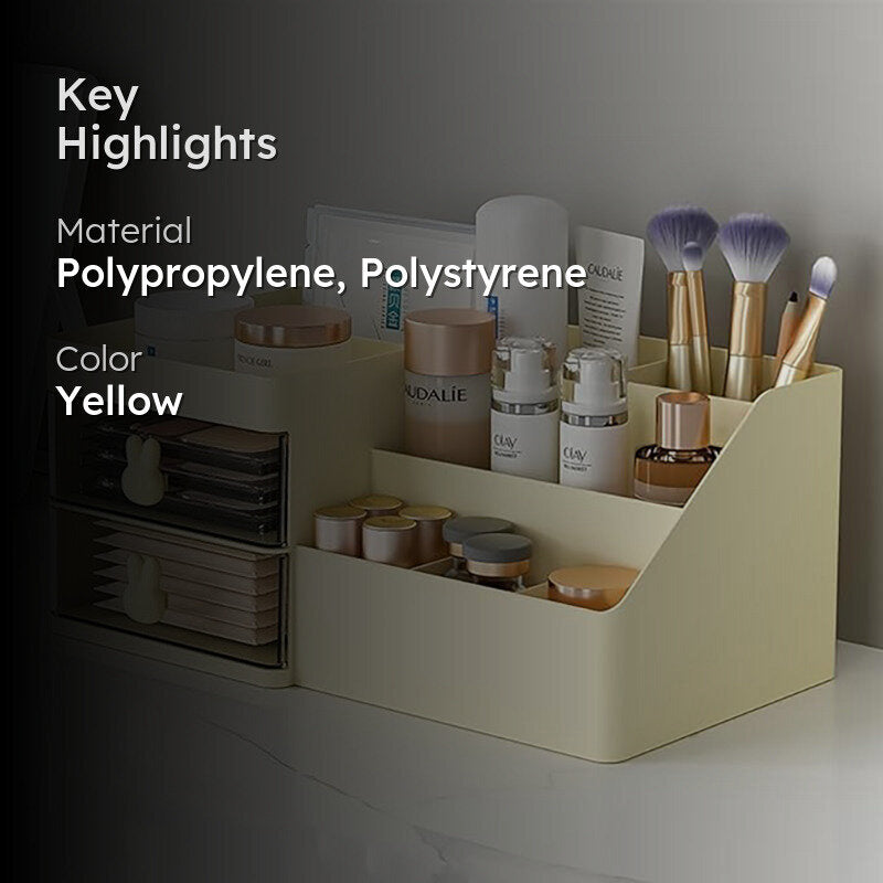 Organin Makeup Organizer - Yellow media 2