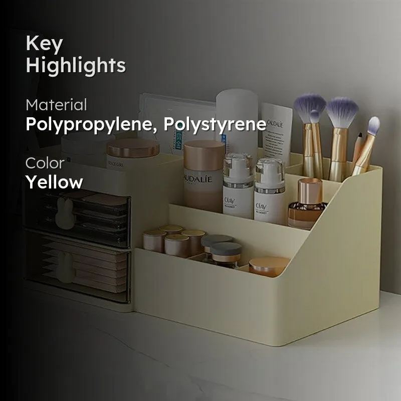 Organin Makeup Organizer - Yellow media 2