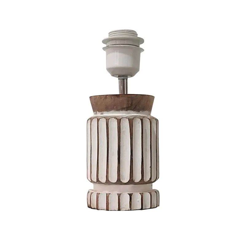 Regent Carved Fabric Table Lamp media 4