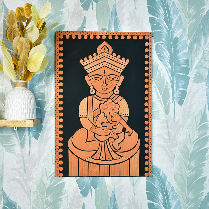 Ganesh Janani Terracotta Wall Art