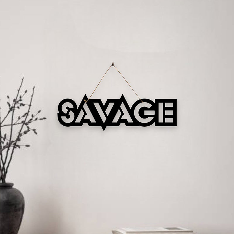 Savage Mild Steel Wall Accent