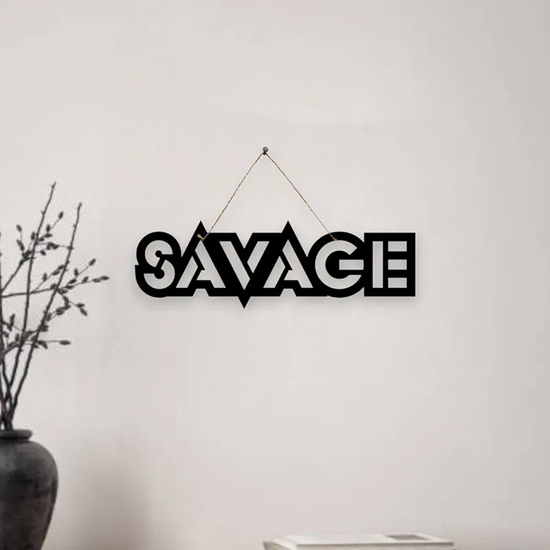 Savage Mild Steel Wall Accent media 1