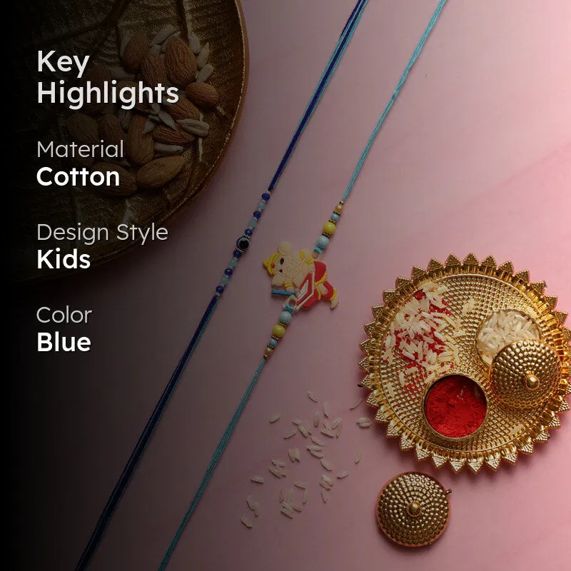 Balavinayaka Rakhi with Roli Chawal - Three Piece Set media 2