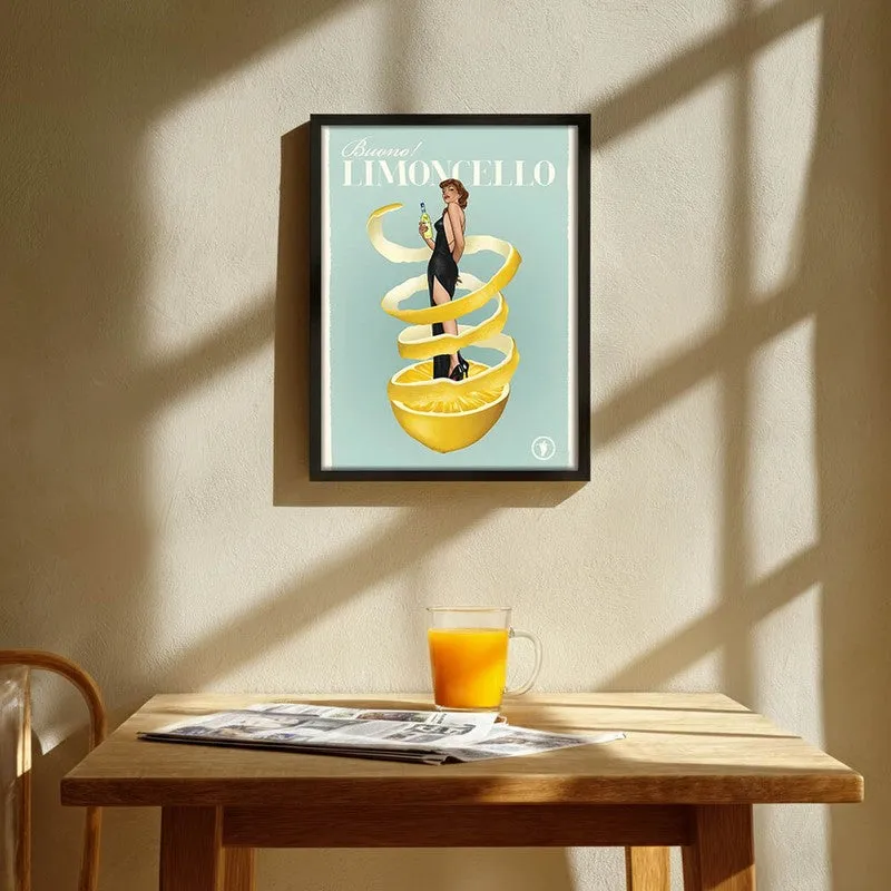 ZestyPeel Archival Canvas Wall Art - Black media 1