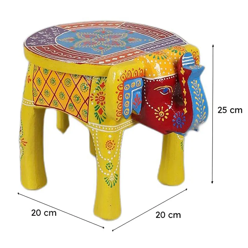 Regal Hastina V Mango Wood Stool - 7