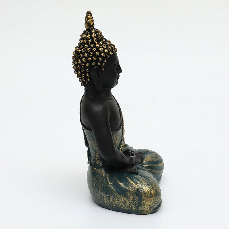 Gautama Buddha Idol - Green image 4