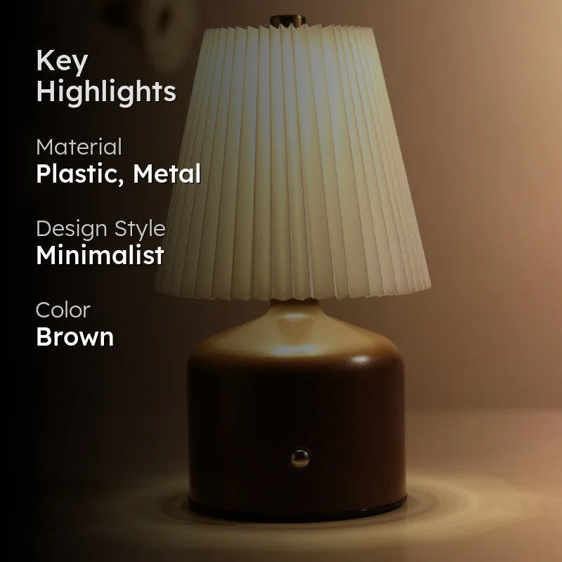 Avero Glow Table Lamp - Brown media 2