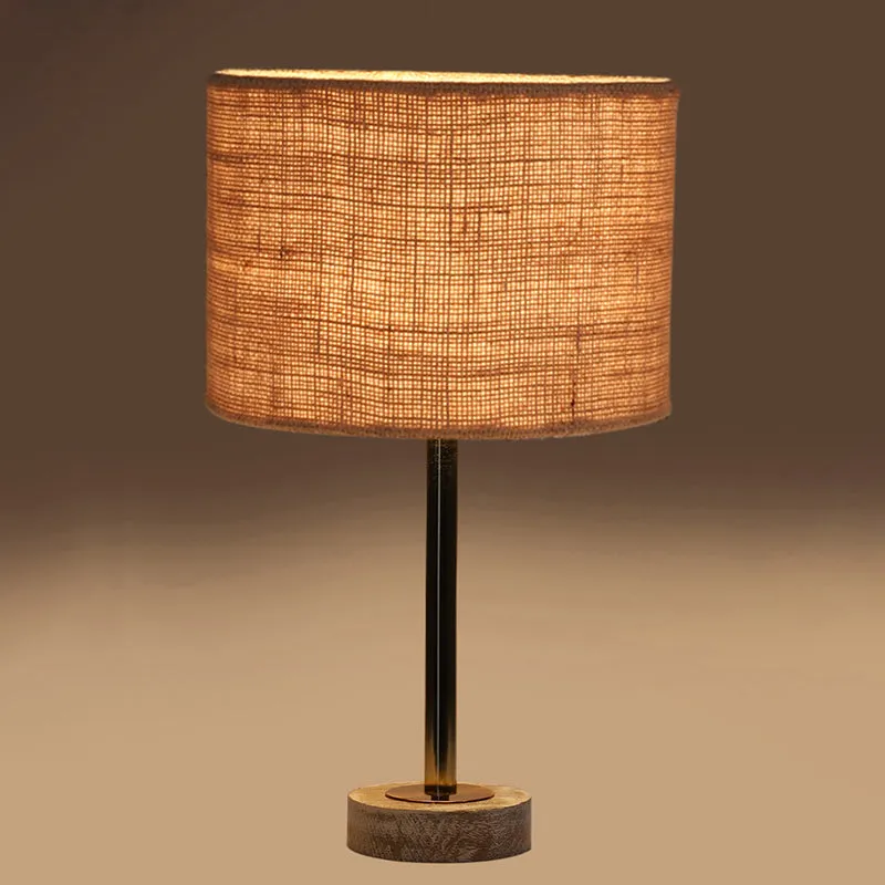 Sienna I Rodin Wooden Table Lamp - Beige,Gold,White media 6