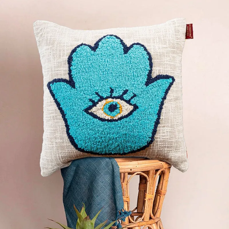 Mystic Palm Tufted Cushion Cover media 3