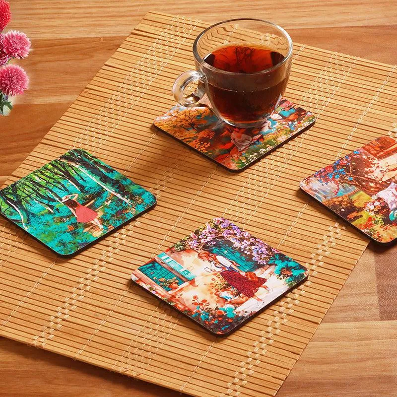 Laima Wood Coaster - Set Of Four media 3