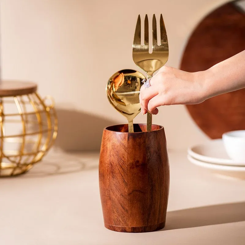 Sylva Wooden Cutlery Holder media 4