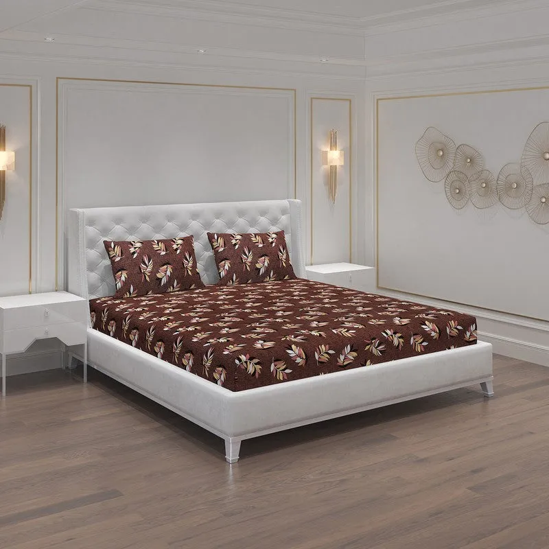 Monte Carlo Flow Leaves I Bedsheet - 120 GSM media 1