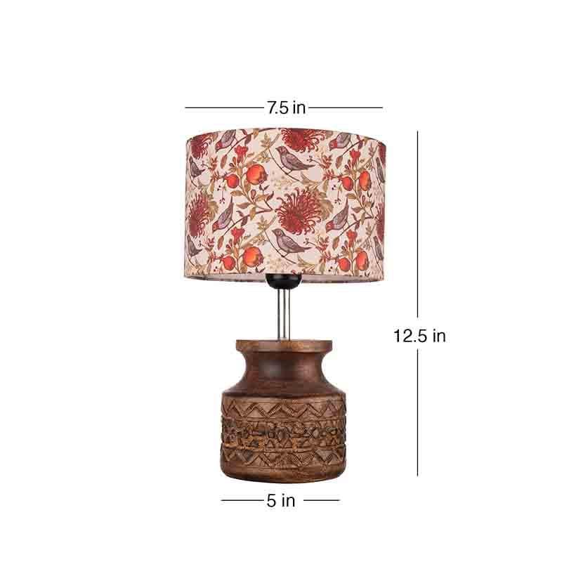 Nature's Kiss Wooden Table Lamp - Multicolor media 6