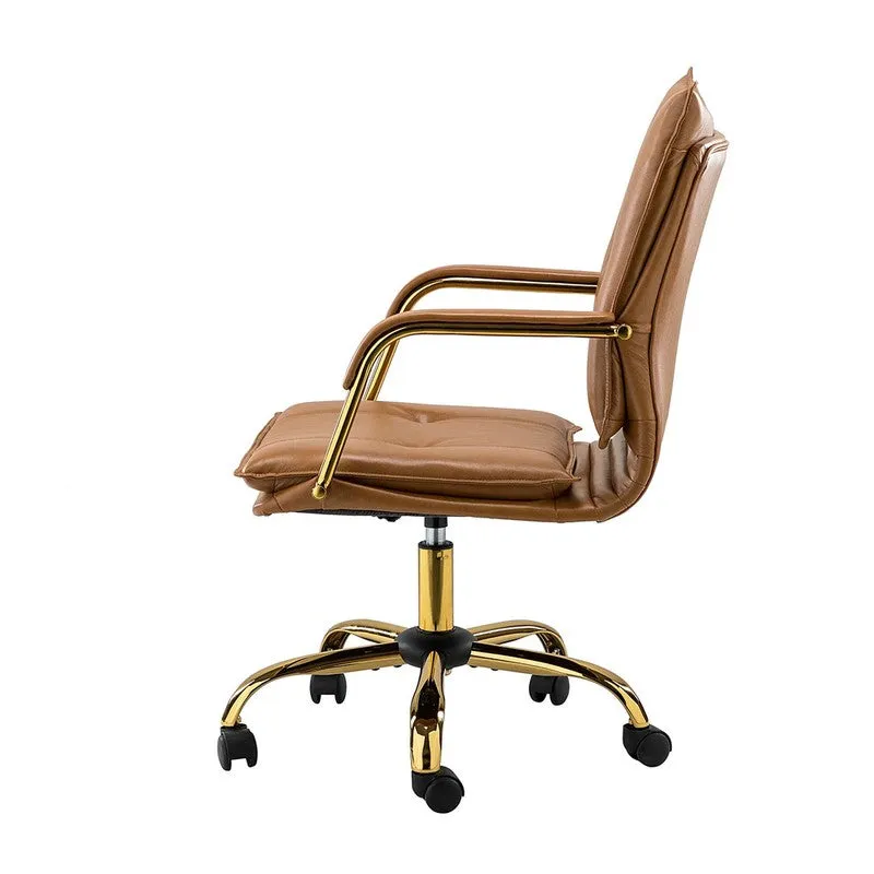 Synkra Metal Office Chair - Brown media 4