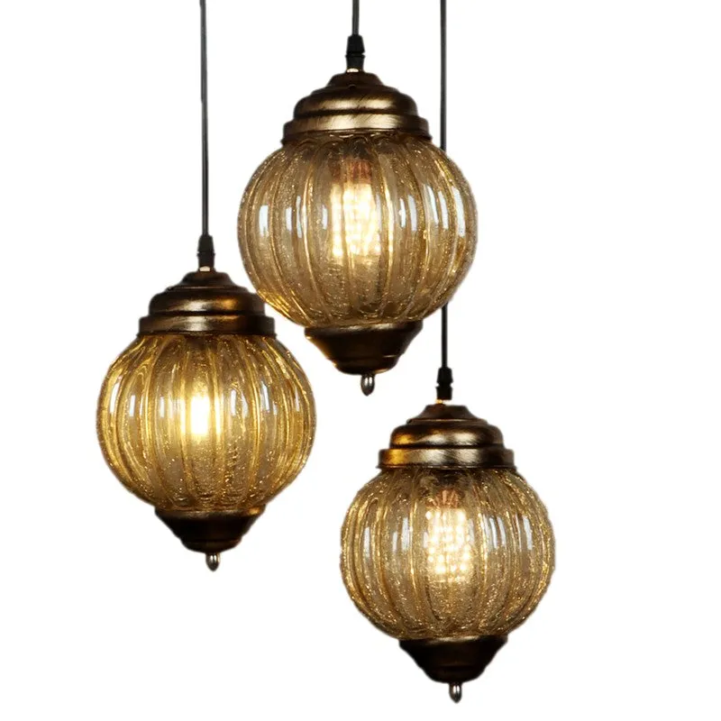 Vintage Cluster Glass Ceiling Lamp media 4