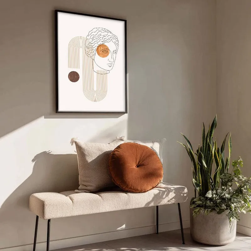 Modern Muse Canvas Wall Painting With Black Frame media 4