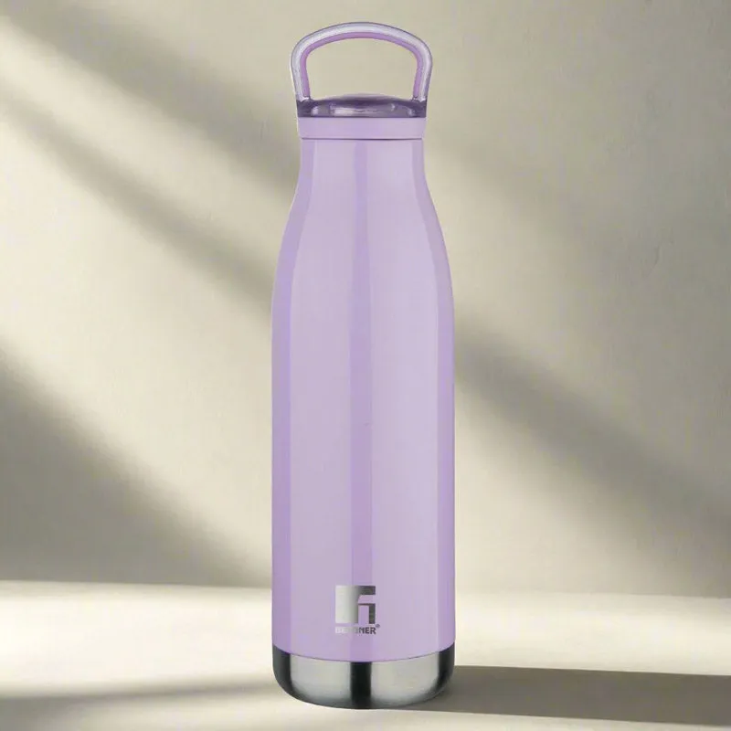Bergner Walking Belle Blossom Thermosteel Hot And Cold Flask (Purple) - 720 mL media 6