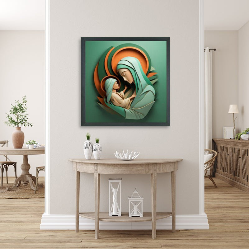 Mother Mary & Baby Jesus Wall Art media 6