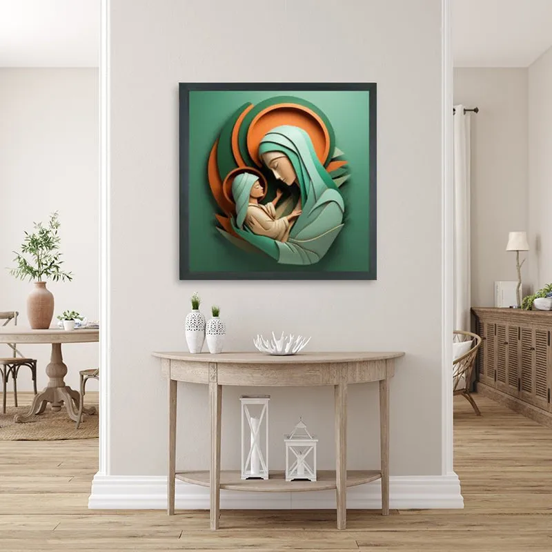 Mother Mary & Baby Jesus Wall Art media 6