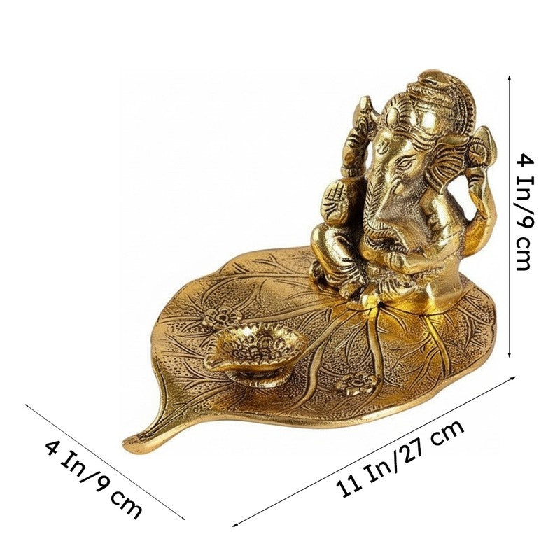 Ekdanta Leaf Diya media 9