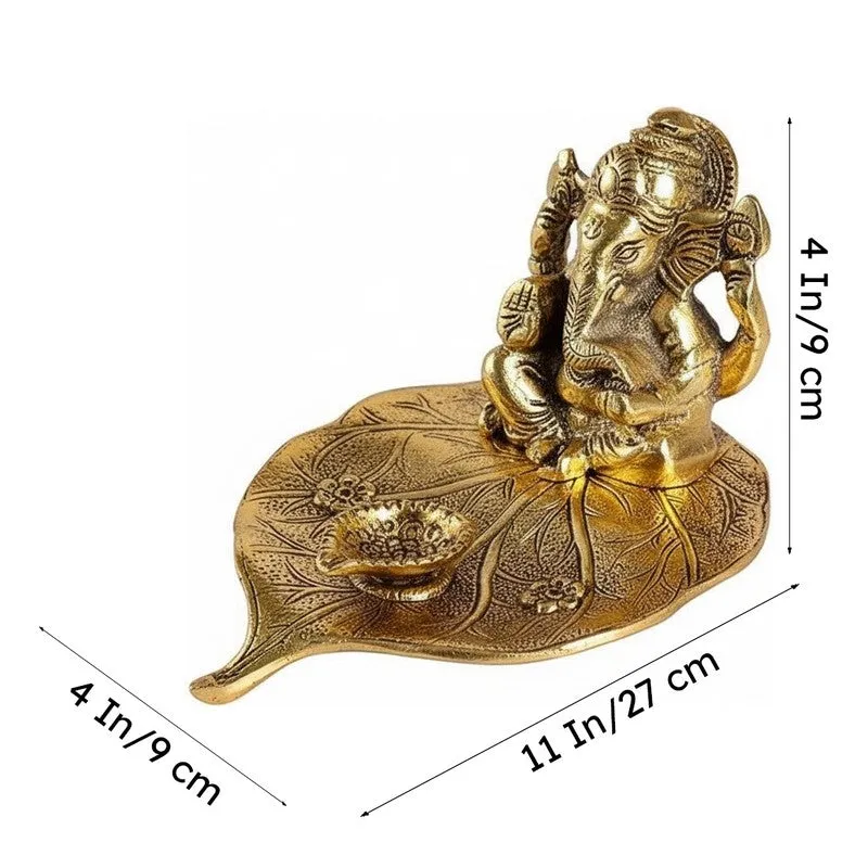 Ekdanta Leaf Diya media 9