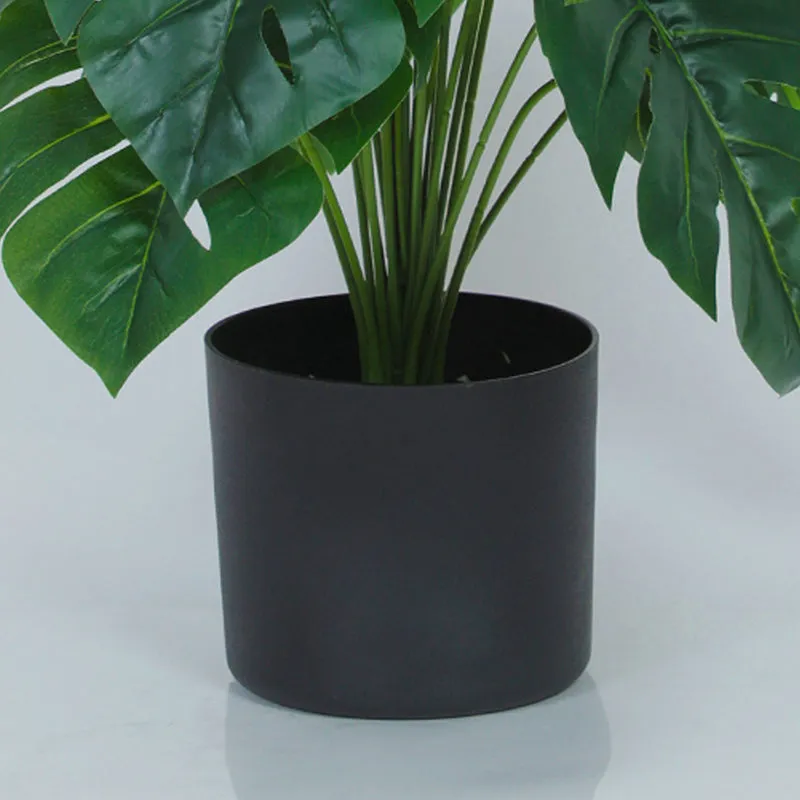 Leaf Vale Artificial Monstera With Black Plastic Pot - 2.6 Feet media 4