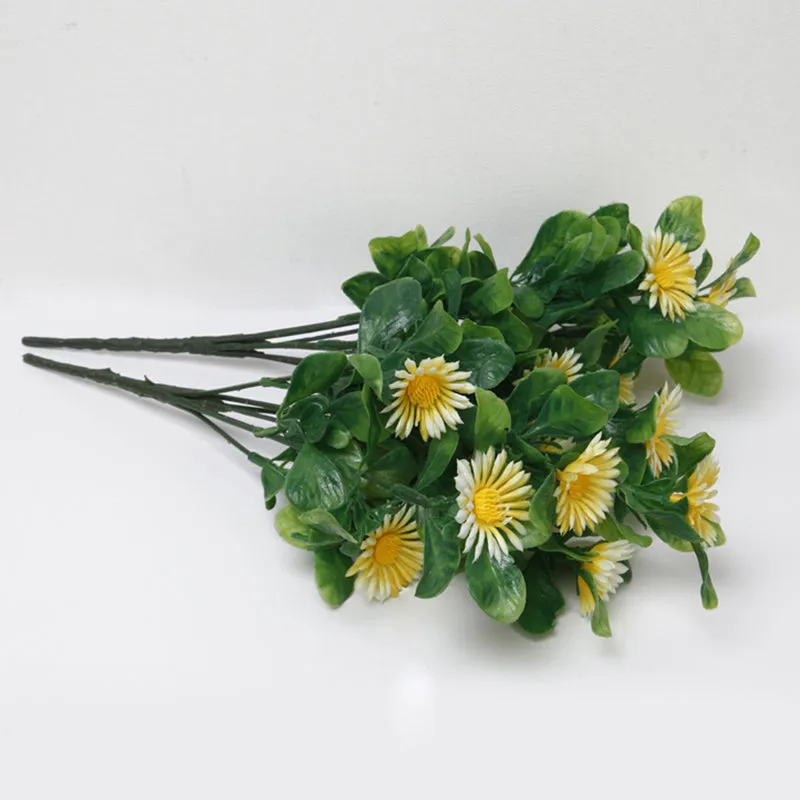 Faux Yellow Daisy Bunch - Set Of Two media 3
