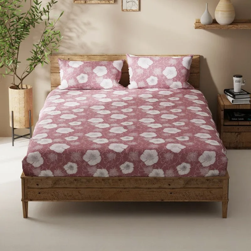 Gryvon Bedsheet (Maroon) - 115 GSM media 3