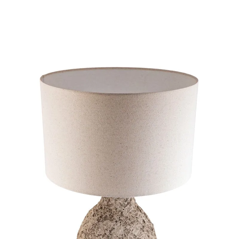 AarviDecor Morvella Accent Fabric Table Lamp - Grey media 6