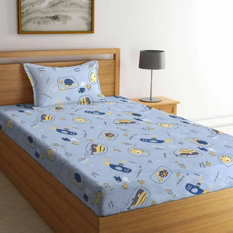 Imaginations Fly Printed Bedsheet - 180 GSM media 5