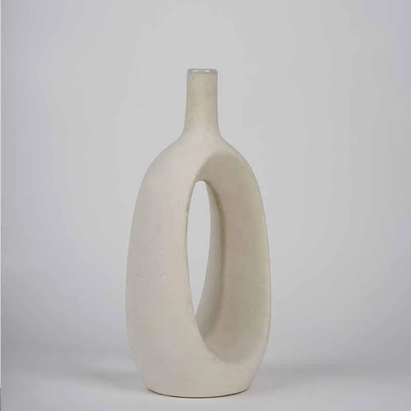 Ring Vase - White media 3