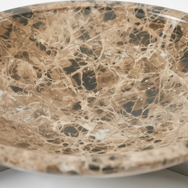 Terra Edge Marble Platter - Brown media 5