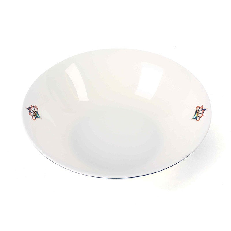 Classic Motif 24k Gold Brushed Dinner Set (White,Blue)- 27 Piece Set media 8