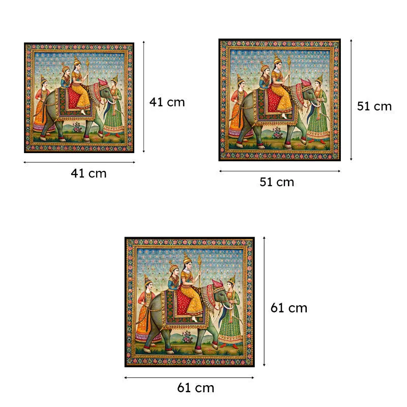 Royal Parade Canvas Wall Art With Frame media 6